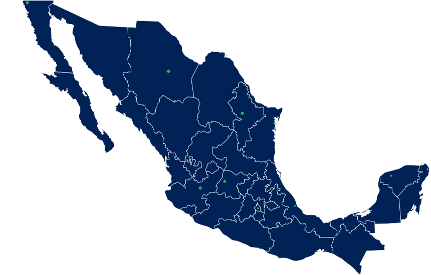 Mapa de Cobertura México